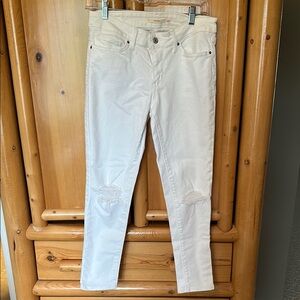 Levi's 711 Skinny White Jeans
